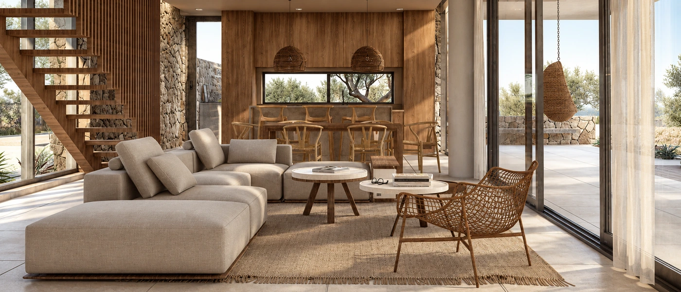 Greek Holiday House Design & CGI – Horizon Architecture