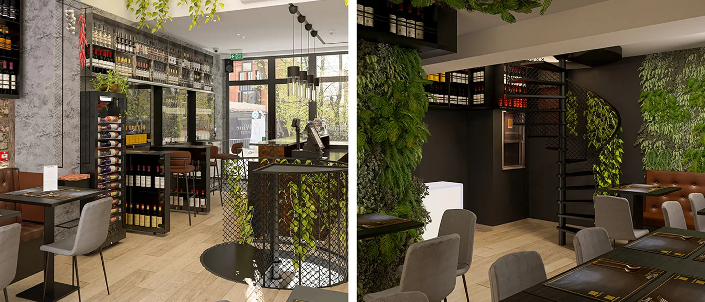 North London Wine Bar Interior Design – Horizon Architecture
