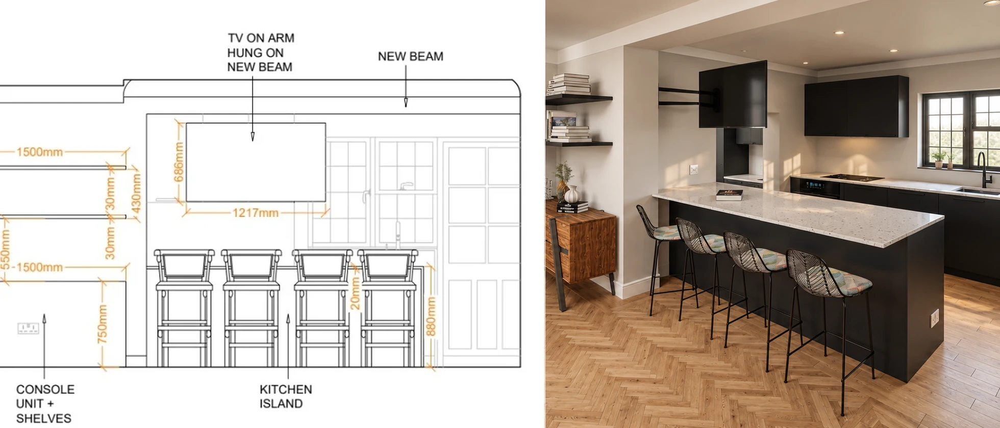 North London Ground-Floor Redesign – Horizon Architecture
