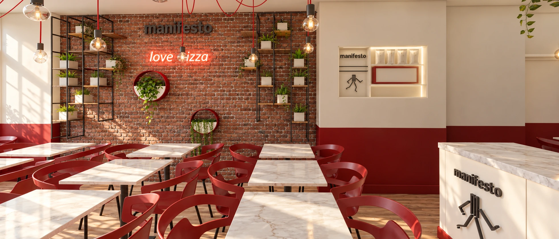 South London Pizzeria Interior Design – Horizon Architecture