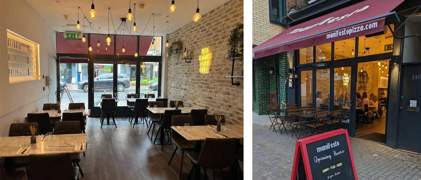 South London Pizzeria Interior Design – Horizon Architecture