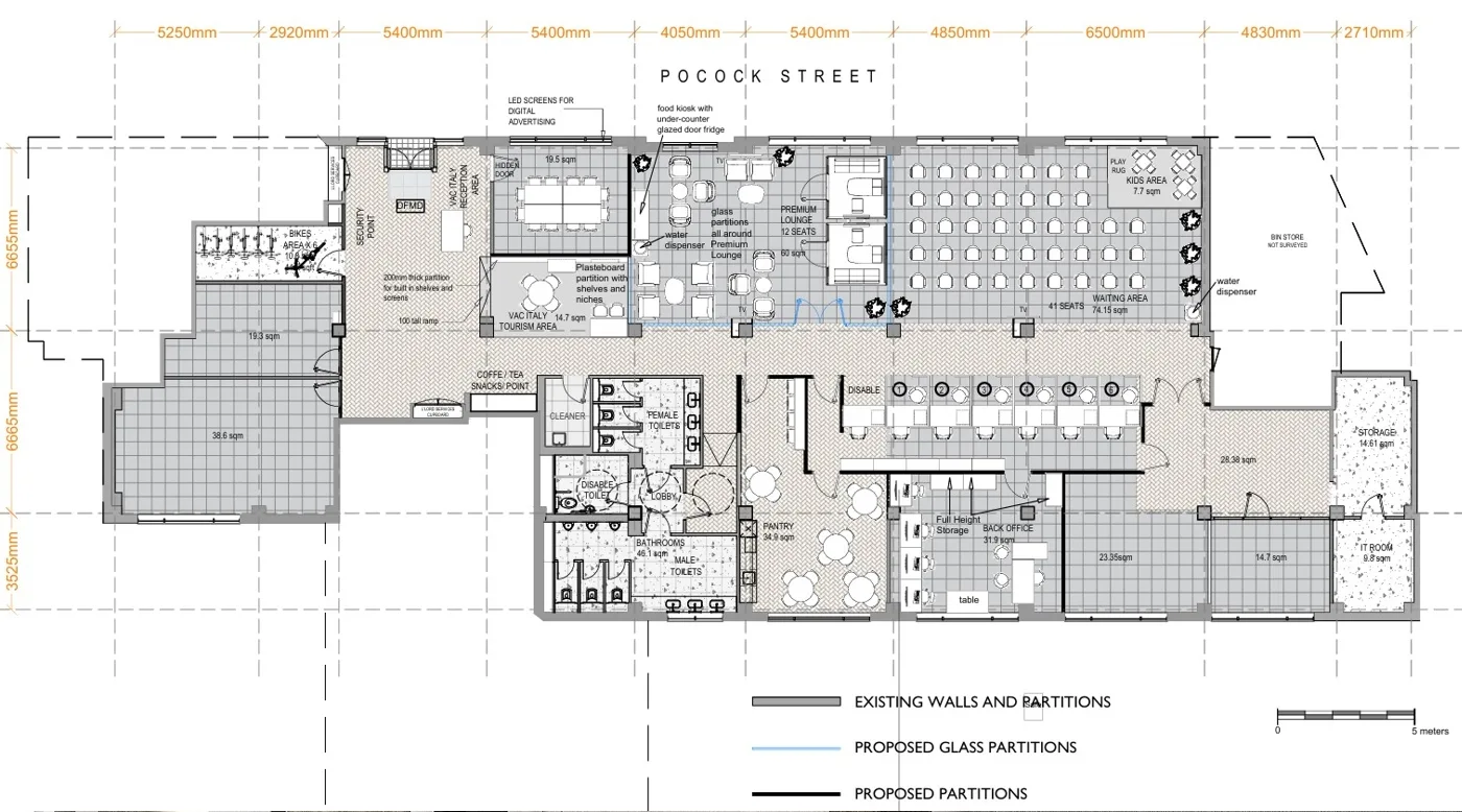 London Italian Visa Centre Drawings & CGI – Horizon Architecture